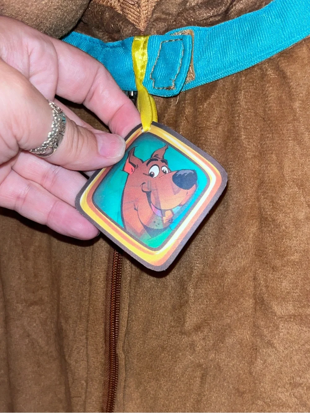 Scooby-Doo Costume Jumpsuit Hooded Plush Costume Kid’s Small